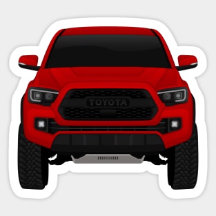 Toyota Tacoma DARK-RED Sticker
